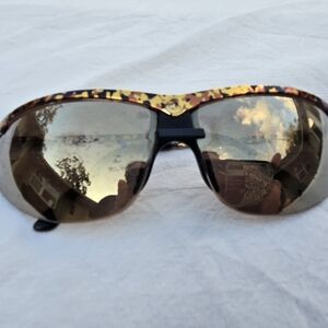 Tortoise Shell Aviator Sunglasses - Brown Lenses